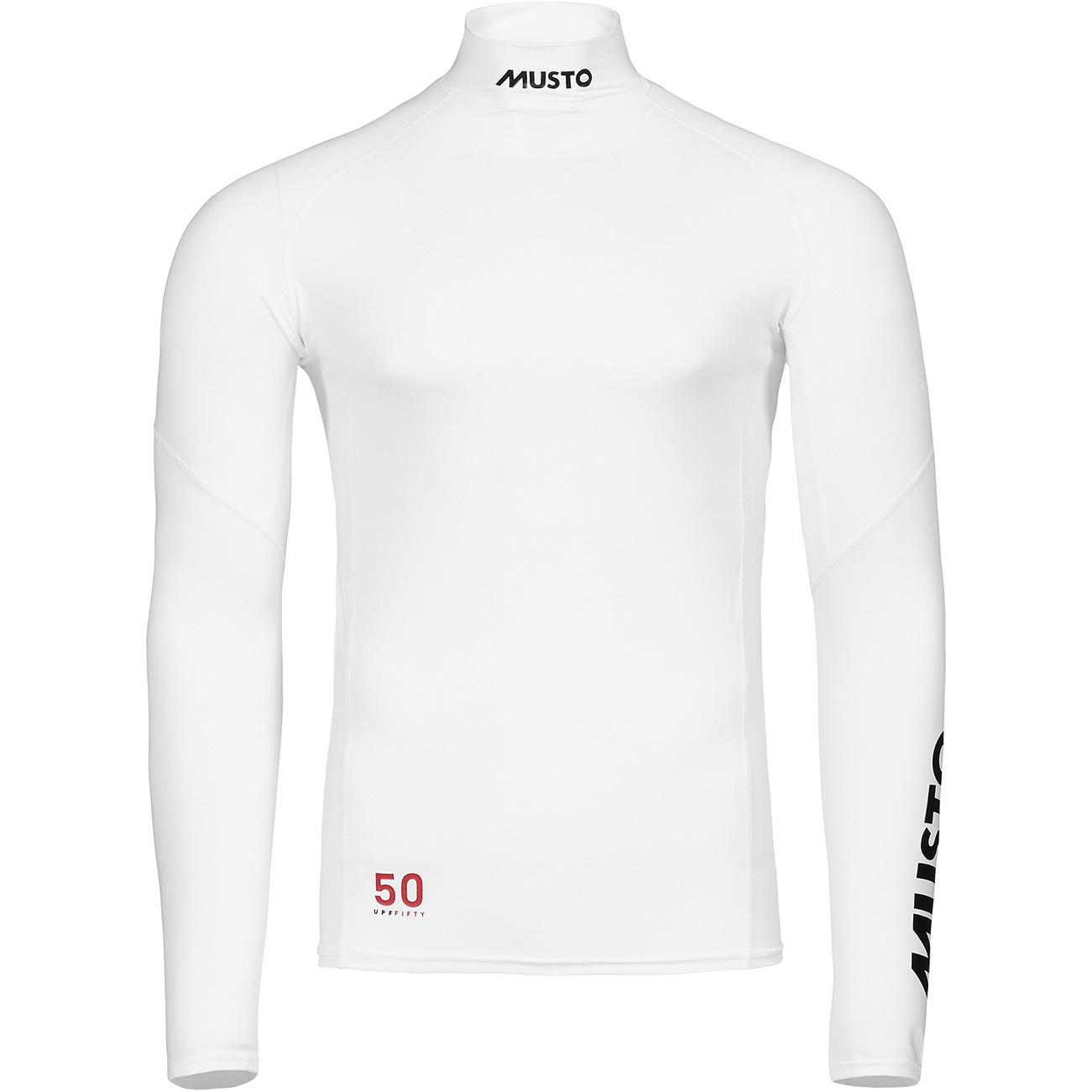 2026 Musto Champ Langarm Rash Rash Vest 82091 - Weiß